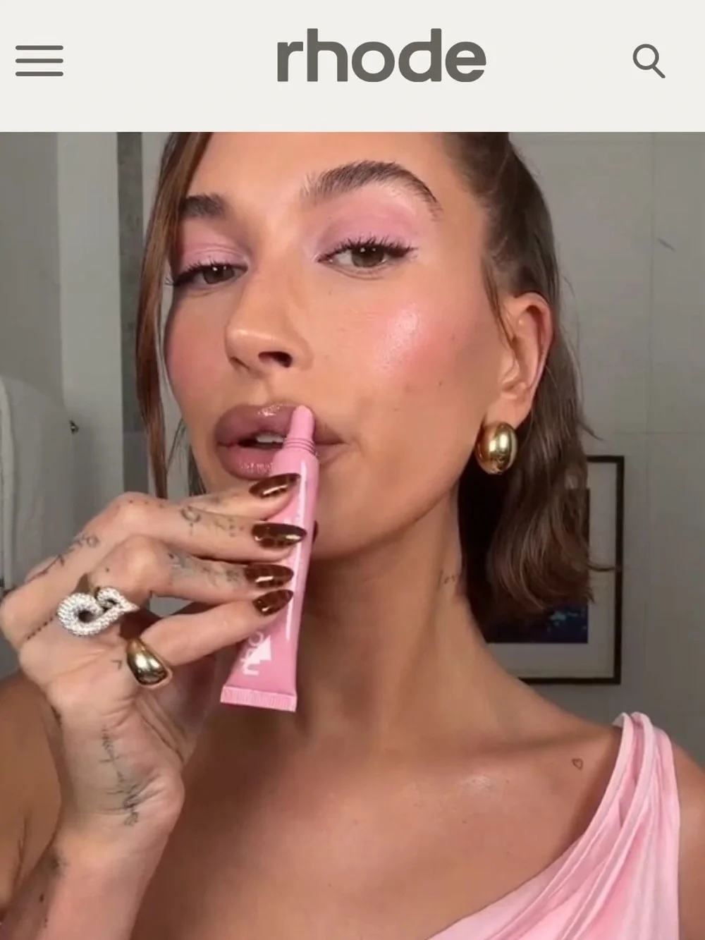 Rhode💗 Ribbon PEPTIDE LIP TINT - Picture 3 of 5